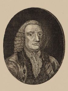 Portrait of the Composer William Tans'ur (1706-1783) , 1760. Creator: Anonymous