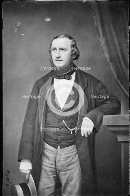 Portrait of the composer William Vincent Wallace (1812-1865), 1855. Creator: Brady, Mathew B. (1822-1896).