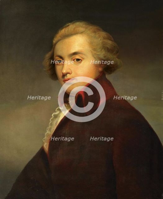 Portrait of the composer Wolfgang Amadeus Mozart (1756-1791).