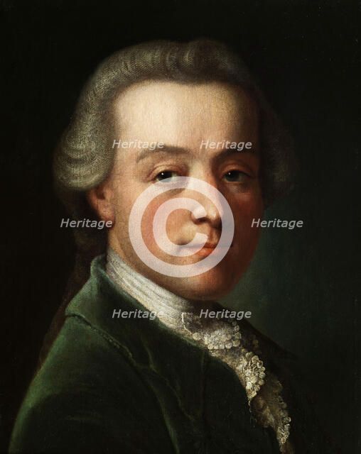 Portrait of the composer Wolfgang Amadeus Mozart (1756-1791), c. 1789. Artist: Anonymous  