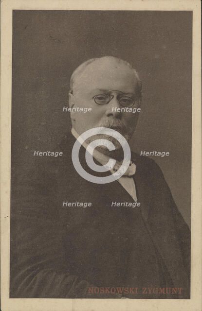 Portrait of the composer Zygmunt Noskowski (1846-1909). Creator: Anonymous.