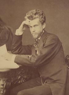 Portrait of the conductor and composer Eduard Nápravník (1839-1916), 1870s