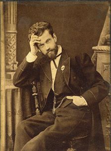 Portrait of the conductor and composer Eduard Nápravník (1839-1916). Creator: Anonymous