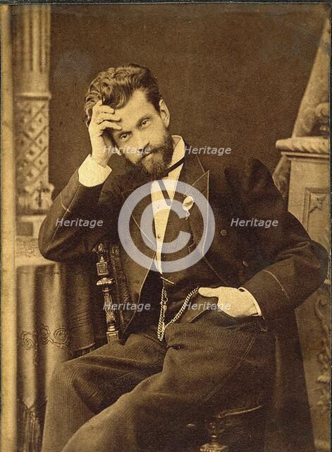 Portrait of the conductor and composer Eduard Nápravník (1839-1916). Creator: Anonymous.