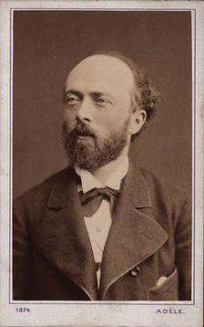 Portrait of the conductor and composer Felix Otto Dessoff (1835-1892) , 1874. Creator: Photo studio Adele Perlmutter