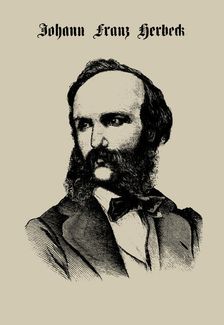 Portrait of the conductor and composer Johann von Herbeck (1831-1877), 1866. Creator: Anonymous