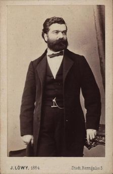 Portrait of the conductor and composer Matteo Salvi (1816-1887), 1864. Creator: Löwy, Josef (1834-1902)