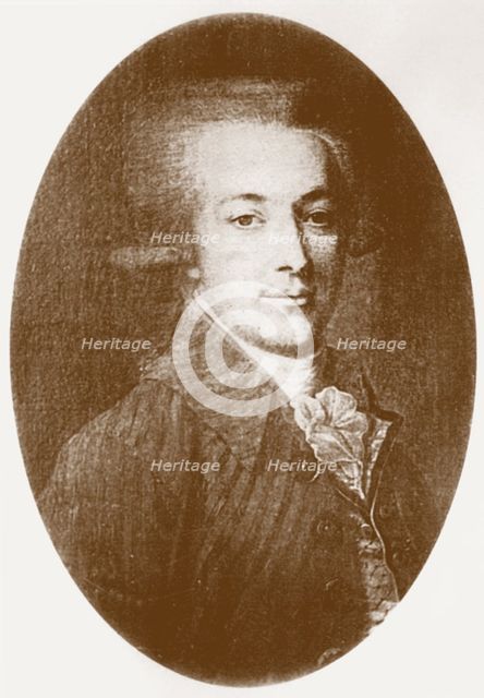 Portrait of the Count Mikhail (Kondraty) Ivanovich Dashkov (1736 1764). Artist: Anonymous  