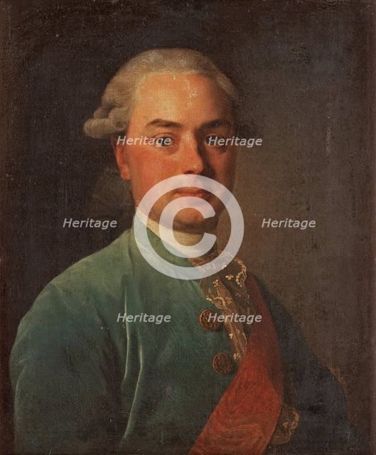 Portrait of the Count Ivan Ivanovich Shuvalov (1727-1797), 1776. Artist: Roslin, Alexander (1718-1793)