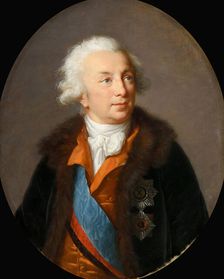 Portrait of the Count Ivan Ivanovich Shuvalov (1727-1797), c. 1796. Creator: Vigée Le Brun, Louise Élisabeth (1755-1842)