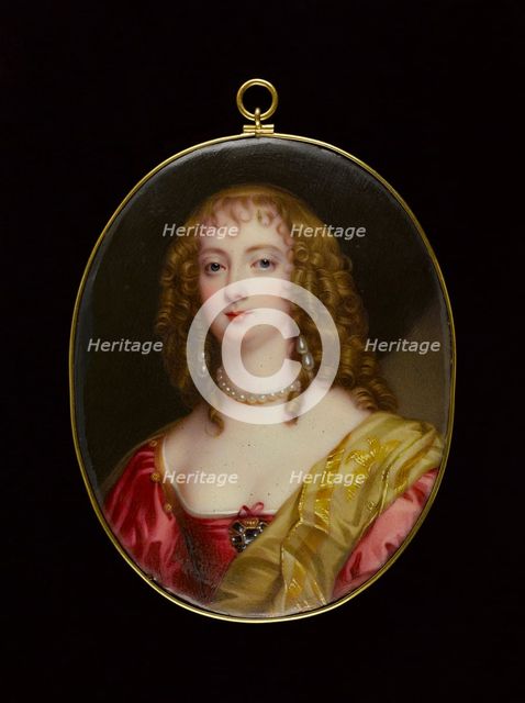 Portrait of the Countess of Bedford, after Anton Van Dyck, 1844. Creator: Henry Pierce Bone.
