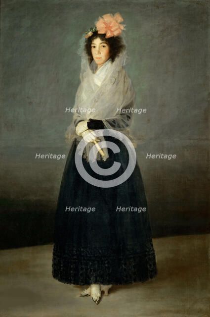 Portrait of the Countess del Carpio, Marquesa de la Solana (1757-1795), ca 1794. Creator: Goya, Francisco, de (1746-1828).