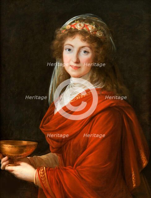Portrait of the Countess Siemontkowsky-Bystry , 1793. Creator: Vigée Le Brun, Louise Élisabeth (1755-1842).