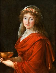 Portrait of the Countess Siemontkowsky-Bystry , 1793. Creator: Vigée Le Brun, Louise Élisabeth (1755-1842)
