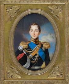 Portrait of the Crown prince Alexander Nikolayevich (1818-1881), 1834