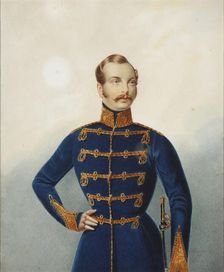 Portrait of the Crown prince Alexander Nikolayevich (1818-1881), 1850