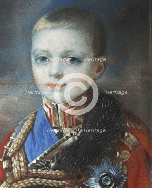 Portrait of the Crown prince Alexander Nikolayevich (1818-1881).
