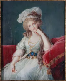 Portrait of the Duchess of Orleans, c1790. Creator: Ecole Francaise