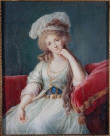 Portrait of the Duchess of Orleans, c1790. Creator: Ecole Francaise