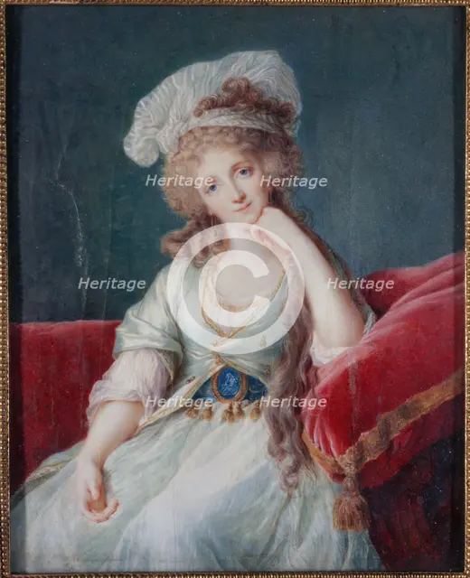 Portrait of the Duchess of Orleans, c1790. Creator: Ecole Francaise.