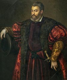 Portrait of the Duke Alfonso I d'Este (1476-1534), 1530-1534. Creator: Titian (1488-1576)