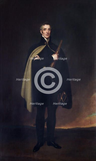 Portrait of the Duke of Wellington, 1860. Artist: Spiridione Gambardella.