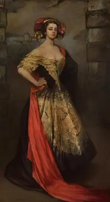 Portrait of the Dancer Rita Sacchetto (1880-1959), 1911