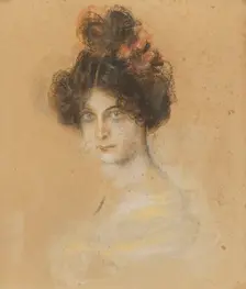 Portrait of the dancer Saharet (Clarissa Rose Campell 1879-1942), 1899. Creator: Franz von Lenbach