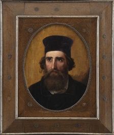 Portrait of the Danish painter Thorald Læssoe (1816-1878), 1868. Creator: Elisabeth Baumann