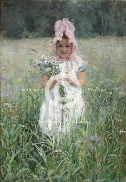 Portrait of the daughter of Vasily Polenov.