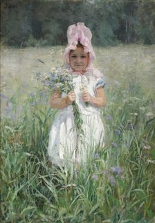 Portrait of the daughter of Vasily Polenov