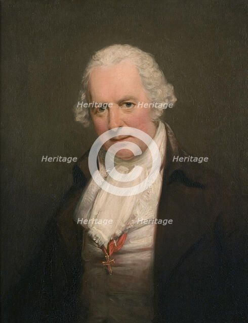 Portrait of the Dentist Bartholomew Ruspini, 1749-1802. Creators: George Romney, Sir Joshua Reynolds.