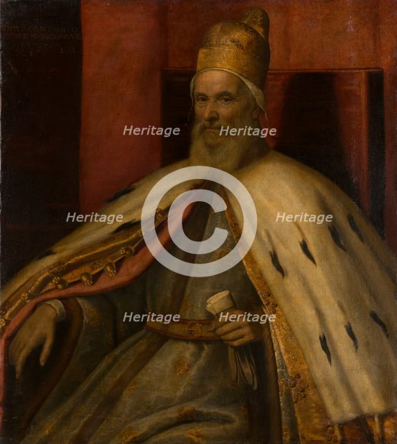 Portrait of the Doge Marcantonio Memmo, after 1612. Creator: Copy after Leandro Bassano.