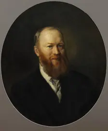 Portrait of the Dramatist Alexander Nikolayevich Ostrovsky (1823-1886), 1860s