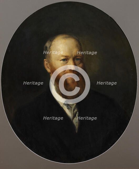 Portrait of the Dramatist Alexander Nikolayevich Ostrovsky (1823-1886), 1860s.