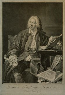 Portrait of the dramatist Jean-Baptiste Rousseau (1671-1741)