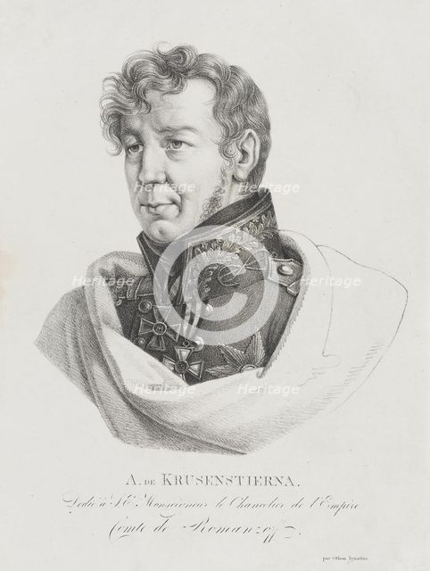 Portrait of the Explorer Admiral Ivan (Adam) Krusenstern (1770-1846).
