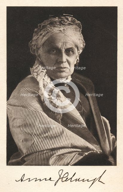 Portrait of the educator and feminist Anne Jemima Clough, c1890.  Creator: Unknown.