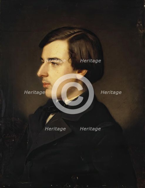 Portrait of the Elder Son of R.F.Hermann, 1856. Creator: Carl Johann Lasch.