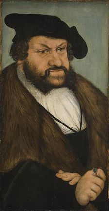 Portrait of the Elector John the Steadfast of Saxony (1468-1532), 1531-1534. Creator: Lucas Cranach the Elder