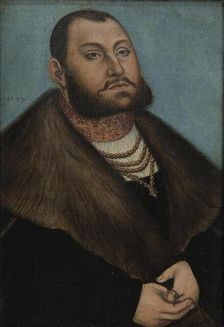 Portrait of the Elector John Frederic the Magnanimous of Saxony (1503-1554), 1533. Creator: Lucas Cranach the Elder