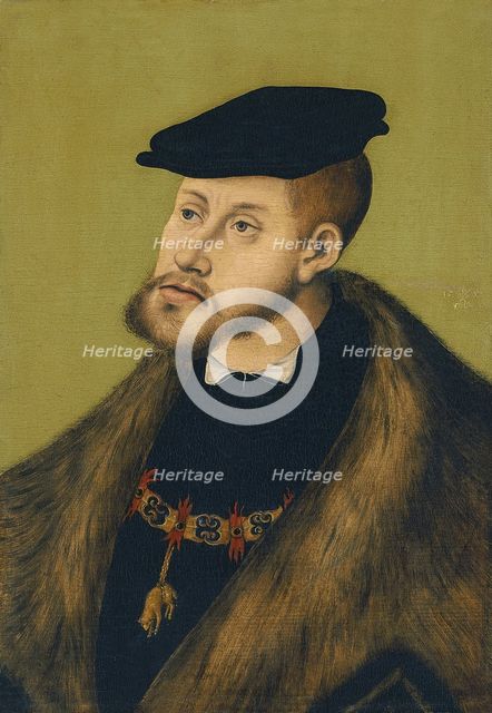 Portrait of the Emperor Charles V (1500-1558), 1533. Artist: Cranach, Lucas, the Elder (1472-1553)