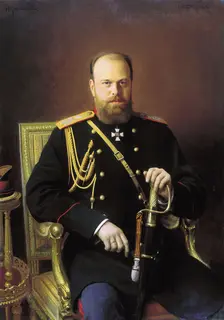 Portrait of the Emperor Alexander III 1886. Artist: Ivan Kramskoy