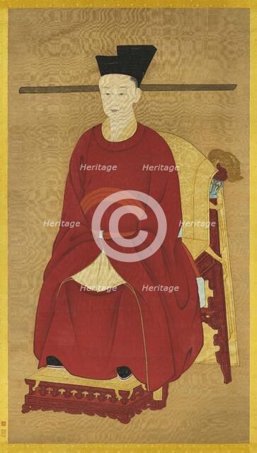 Portrait of the Emperor Duzong of Song (1240-1274). Creator: Chinese Master.