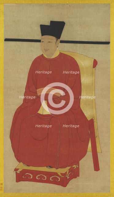 Portrait of the Emperor Huizong of Song (1082-1135). Creator: Chinese Master.