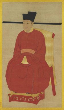 Portrait of the Emperor Huizong of Song (1082-1135). Creator: Chinese Master