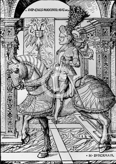 'Portrait of the Emperor Maximilian', 1518. Artist: Hans Burgkmair, the Elder.