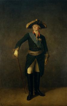 Portrait of the Emperor Paul I of Russia (1754-1801), 1797. Artist: Shchukin, Stepan Semyonovich (1762-1828)