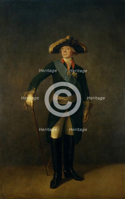 Portrait of the Emperor Paul I of Russia (1754-1801), 1797. Artist: Shchukin, Stepan Semyonovich (1762-1828)