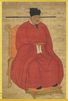 Portrait of the Emperor Zhenzong of Song (968-1022). Creator: Chinese Master